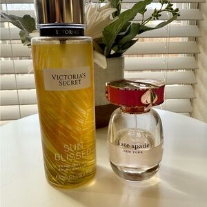 Victoria's Secret Sun Kissed Fragrance and Kate Spade Perfume Set
